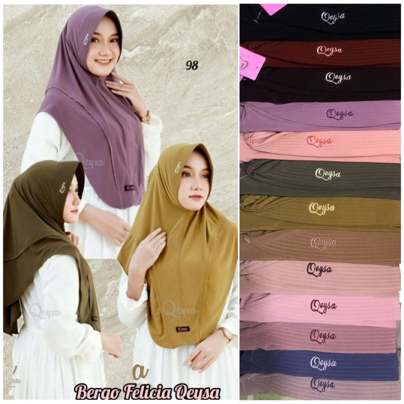 Qeysa Hijab - Qeysa Alina Series - Hijab instan - Jersey Stella