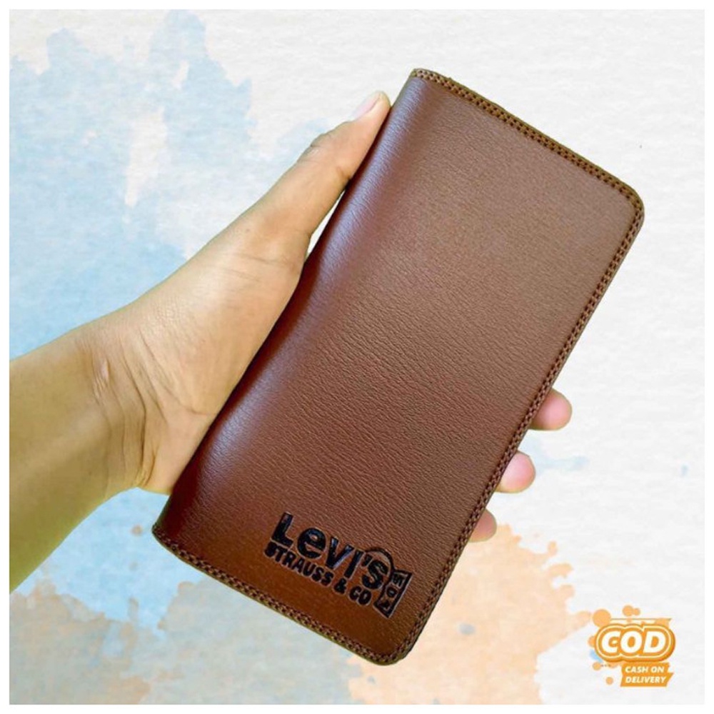 SHOPEE 6.6 SUPER SALE!! Dompet Kulit Pria Dompet Full Kulit Dompet Panjang Pria dan Wanita Men Wallet Fashion Casual Dompet  Exclusive