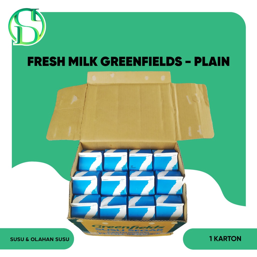 

GREENFIELDS Fresh Milk 1 karton / 12 pcs