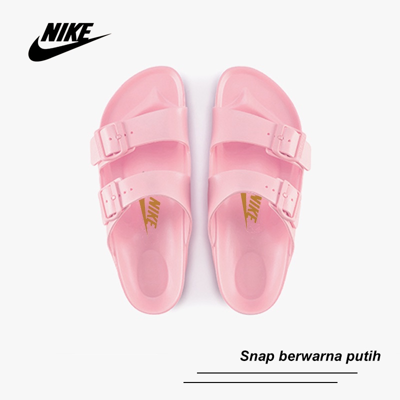 Nike Sandal Wanita Dewasa Casual Sendal Slop Perempuan  Santai Empuk Kekinian Sandal Cewek Distro Terbaru Slip On Anti Slip