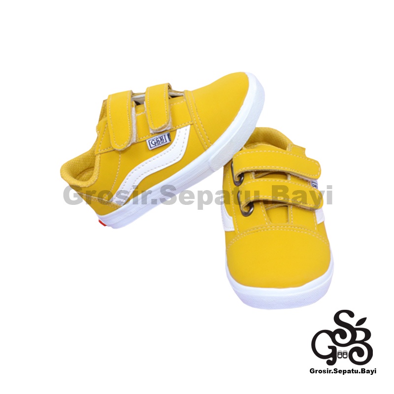 sepatu sneakers anak sepatu anak laki laki sepatu anak perempuan model casual LONDON kids KUNYIT ringan fleksibel &amp; Anti Slip