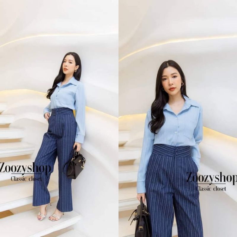 KEMEJA ZOOZY CASUAL POLOS 100% ORIGINAL IMPORT BANGKOK CODE 39
