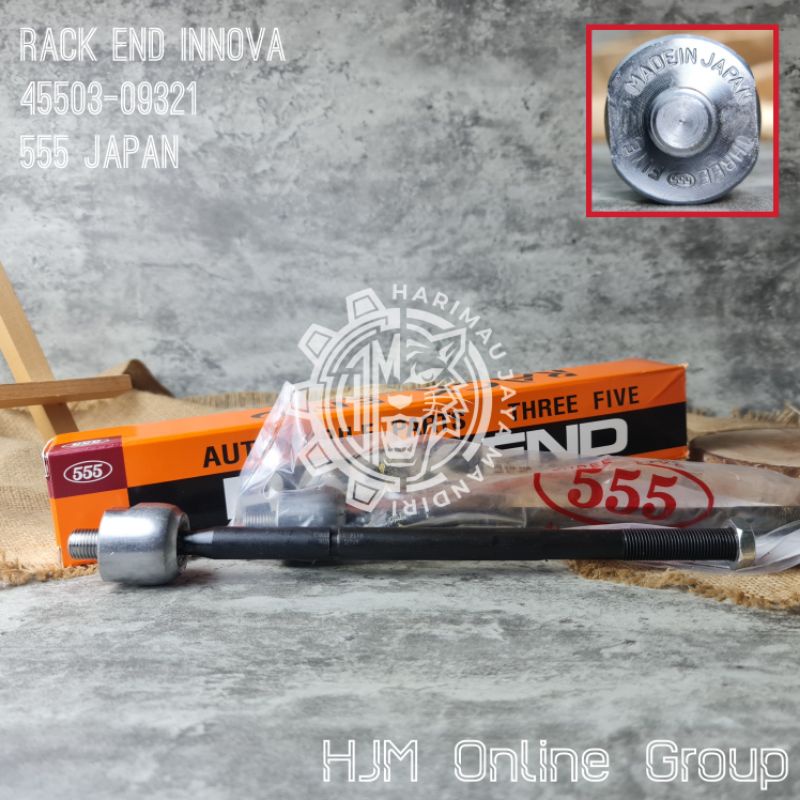 RACK END - LONG TIE ROD - TIE ROD PANJANG INNOVA FORTUNER 555 JAPAN