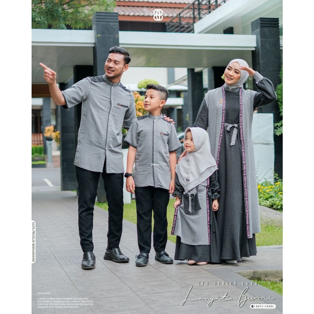 (Koko ayah lengan panjang) IED Series Sarimbit Langit Bumi by Puan - Est ready Feb 2023