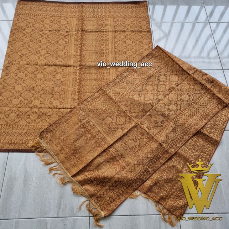 songket (kain+selendang) Lepus