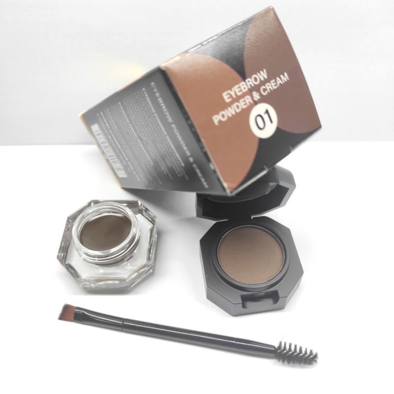 BEST SELLER!! EYEBROW ANYLADY POWDER+CREAM 609 BROW&amp;SALON// EYEBROW TAHAN LAMA