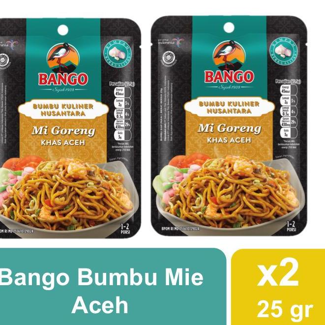 

ID1x1Wl--Bango Bumbu Mie Goreng Khas Aceh Twinpack 25 gr