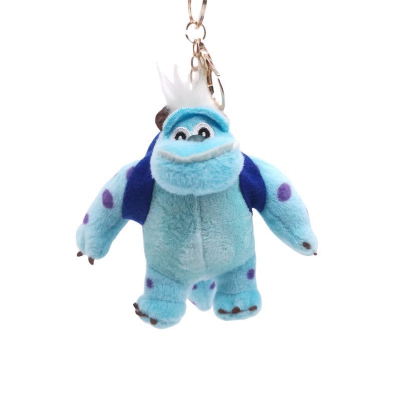 ✥✷Sera 2022 Baru Tas Bulu Kapasitas Besar Bulu Lucu Monster Kartun Sullivan Tote Bag Kapasitas Besar Tas Bahu Wanita