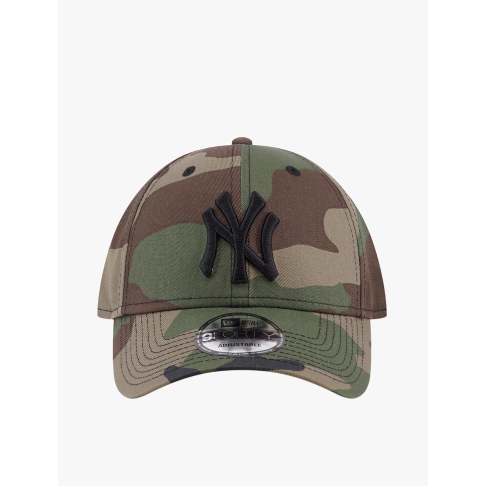 New Era 940 New York Yankees Woodland Camo Men's Cap - Black