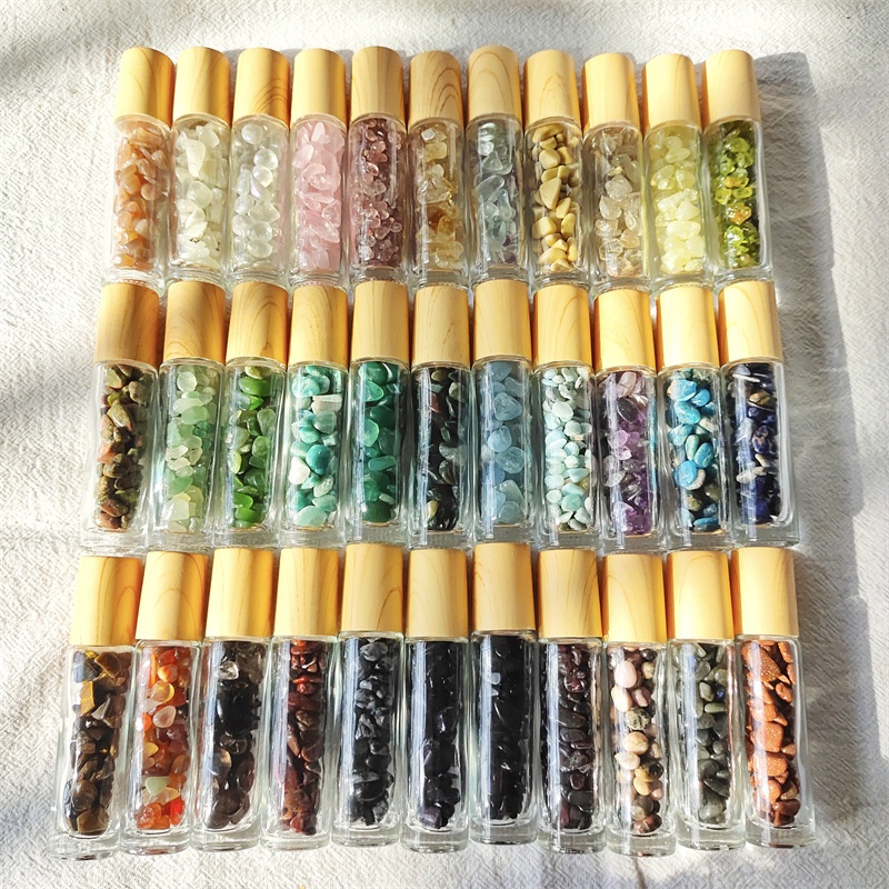 GEMSTONE roll on batu crystal roller bottle botol kristal 10ml gems essential oil