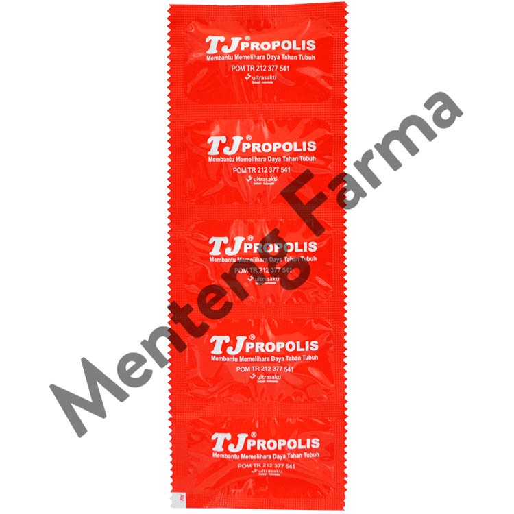 TJ Propolis 1 Strip 5 Kapsul - Memelihara Daya Tahan Tubuh