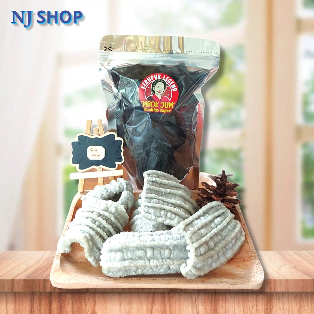 

[Kerupuk] - Kerupuk Mentah Kerupuk Kering Krupuk Sisir Jengkol Hitam Kualitas Premium