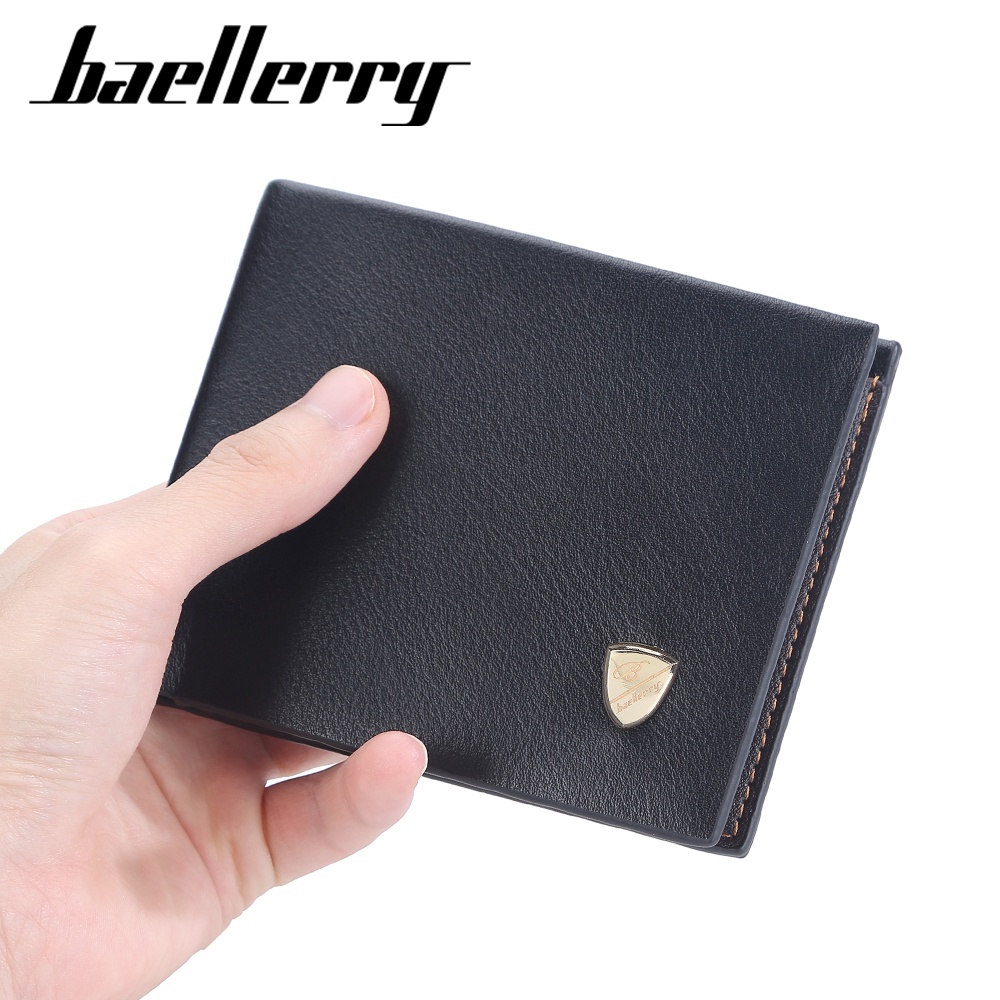 BAELLERRY DR093 Dompet Pria Bahan Kulit PU Leather Premium WATCHKITE WKOS