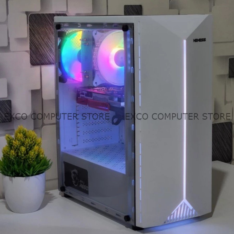 PC CPU RAKITAN AMD RYZEN 5 2400G RAM 8GB VGA SETARA GTX 1050 2GB GDDR5 SIAP GAMING EDITING DLL