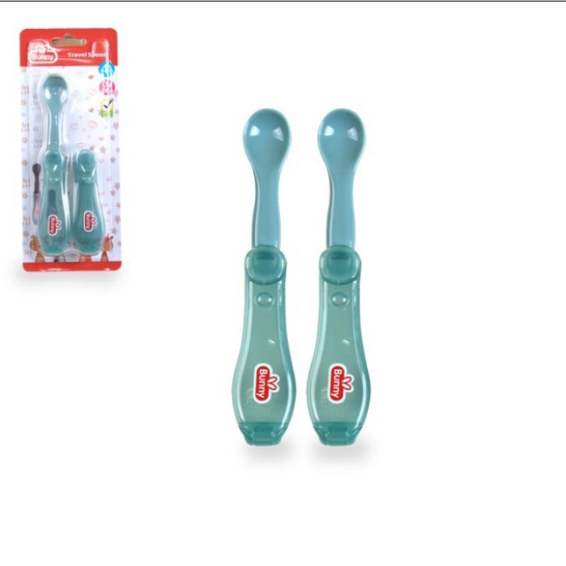 Lusty Bunny Travel Spoons Sendok Makan Bayi ALB-1001