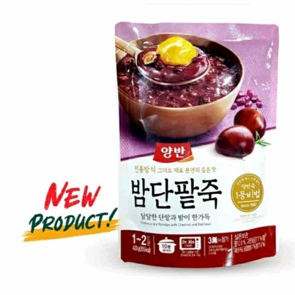 

Dongwon Glutinous Rice Porridge with Chestnut and Red Bean 420gr