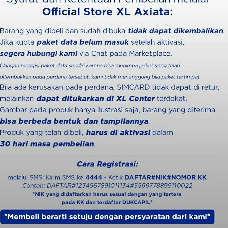 Harga Bersahabat PERDANA XL 365GB SELAMA 1 TAHUN