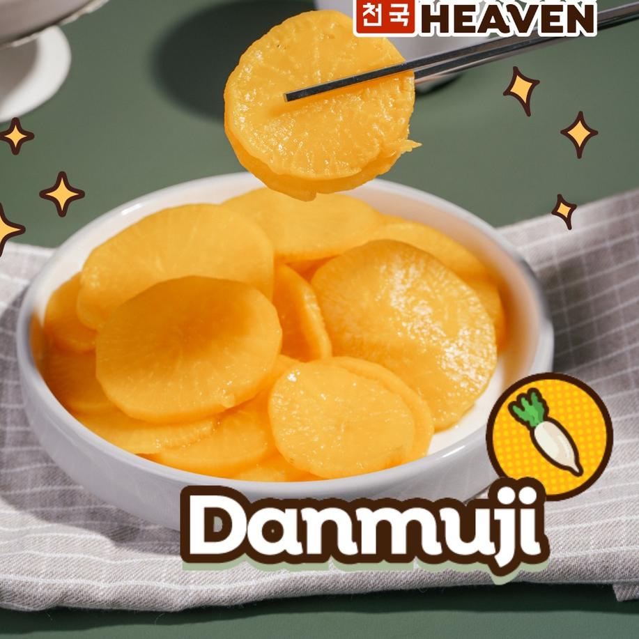 

GRATIS ONGKIR✅Danmuji - Acar lobak kuning korea bahan import|KD7