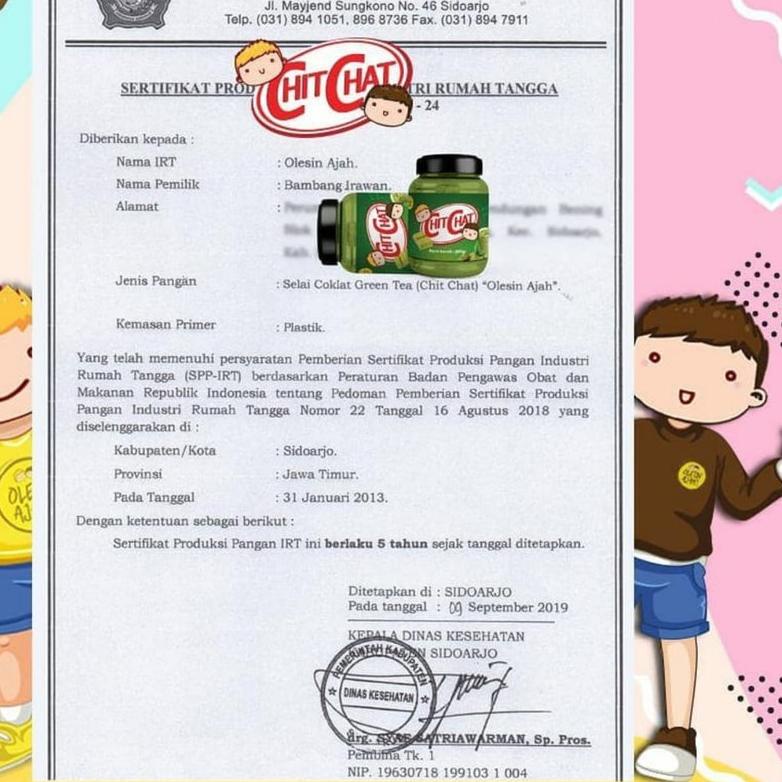 

✨BIG SALE✨ Promo OlesinAjah Selai Cookies And Cream 200Gr + Chit Chat 200Gr murah