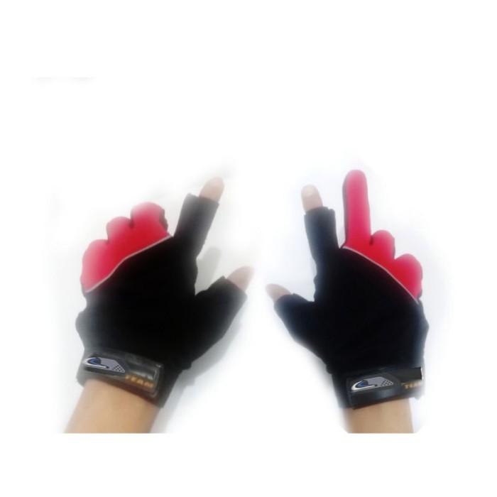 RD431 mahal sarung tangan team mancing sepeda touchscreen 2 jari telun