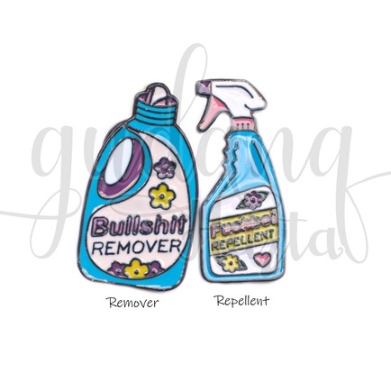 Pin Hijab Motif Remover Bros Tas Remover Repellent Unik Simple GH 208028