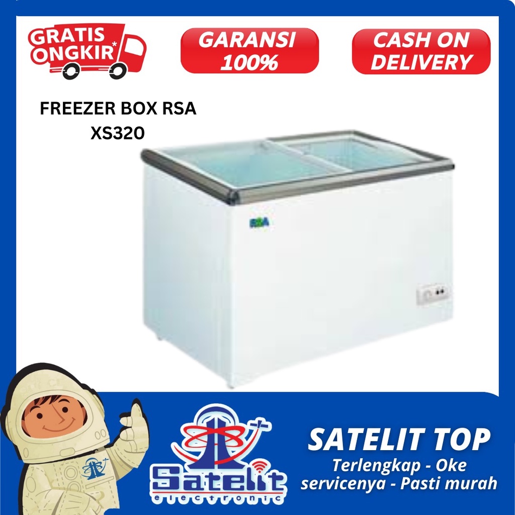 FREEZER BOX SLIDING / CHEST FREEZER / FREEZER SLIDING RSA XS 320