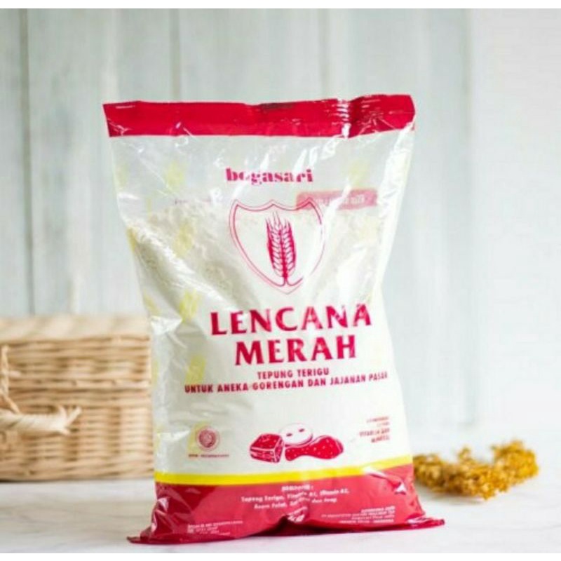 

Tepung Terigu Lencana Merah 1kg Pack Pabrik