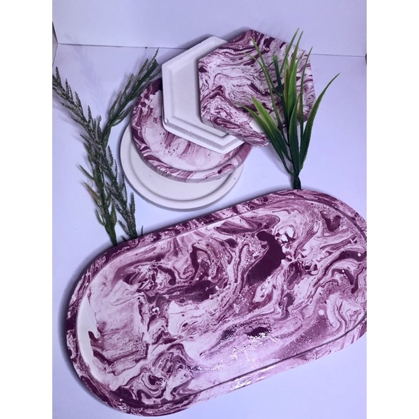 Aesthetic Tatakan Lilin / Tatakan Barang