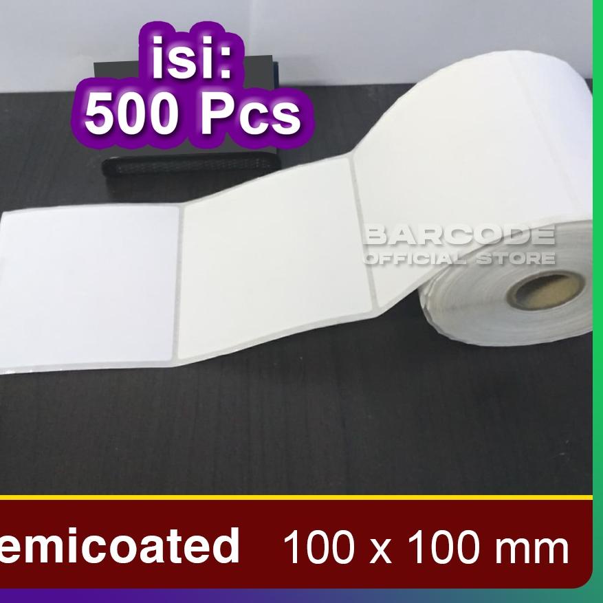 

Terbaik !! Label Bare 100 x 100 - 100x100 mm - 100x100mm 1 Line Kertas Sticker Semicoated 민