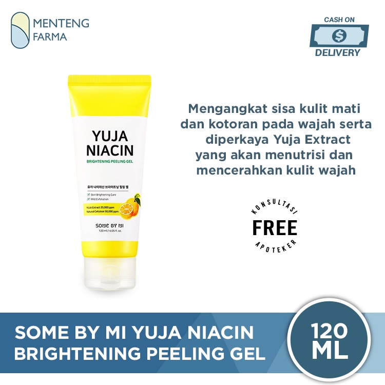 SOME BY MI Yuja Niacin Brightening Peeling Gel 120 mL - Mengangkat Sel Kulit Mati dan Mencerahkan