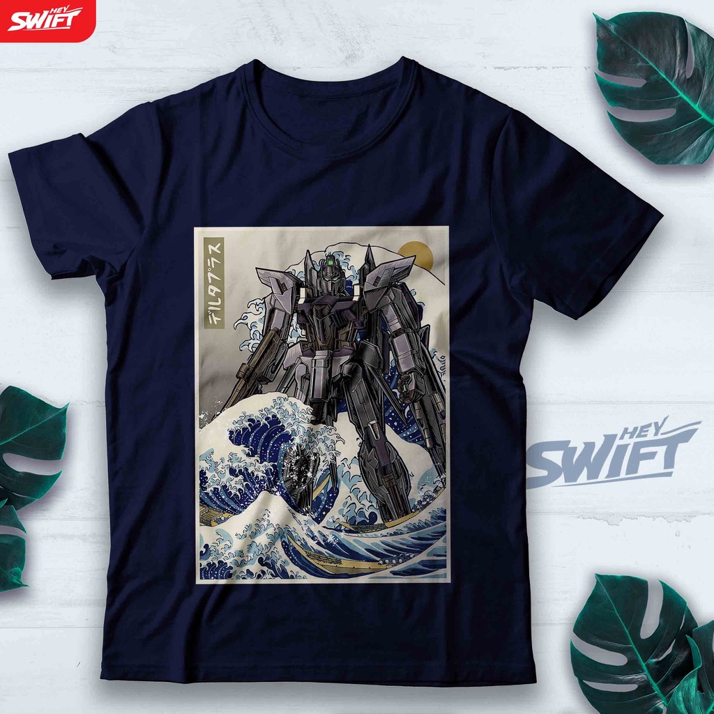 KAOS Hokusai Delta Plus Gundam TSHIRT BAJU DISTRO