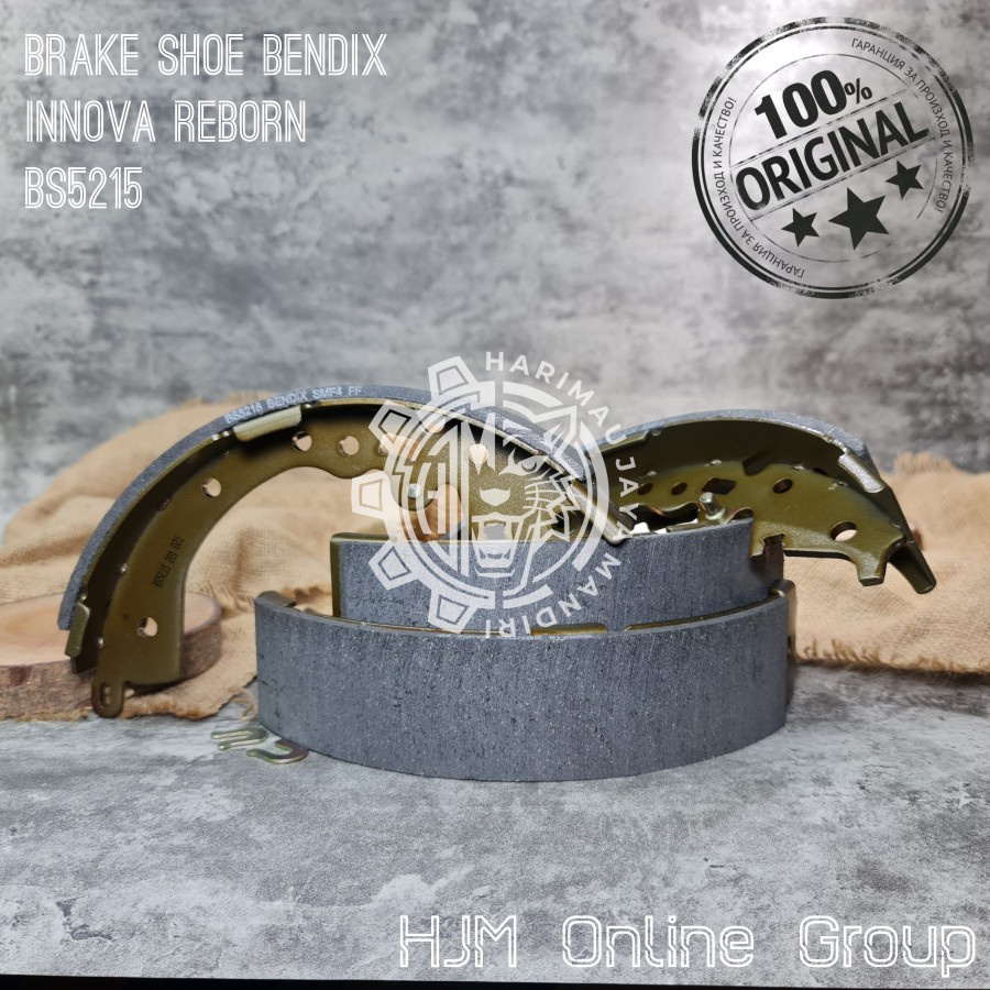 BRAKE SHOE - KAMPAS REM BELAKANG INNOVA REBORN (BENDIX) BS-5215