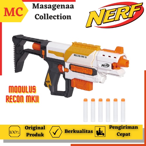 Maenan Mainan Tembak Tembakan Pistol Pistolan Nerf Gun N Strike Modulus Recon MKII MK II Blaster Ori