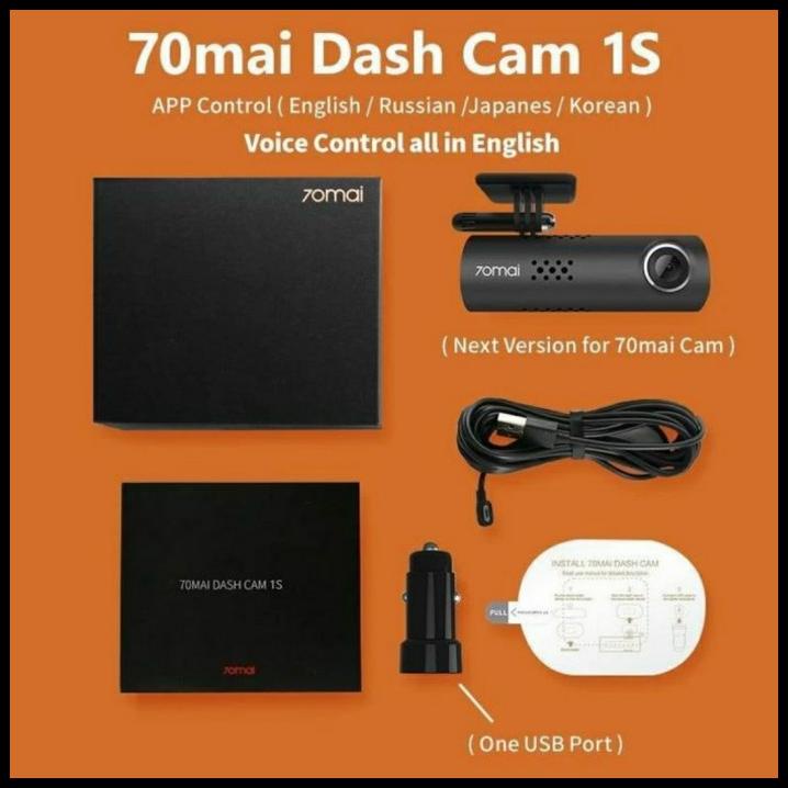 70Mai Dash Cam 1S Smart Dashcam Camera