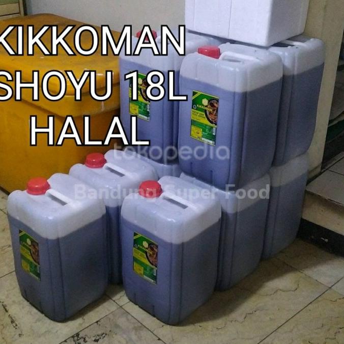 

*:*:*:*:*] KIKKOMAN SHOYU / KECAP ASIN HALAL 18L