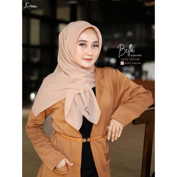 Moslem Ori Hijab Jilbab Kerudung Segi Empat Bella Square By Abika (Ready Please Cekstok)
