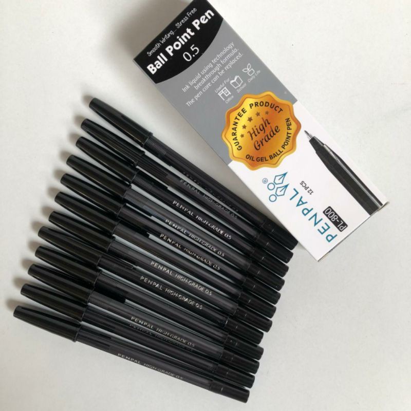 PULPEN HITAM PENPAL HIGH GRADE 0.5mm