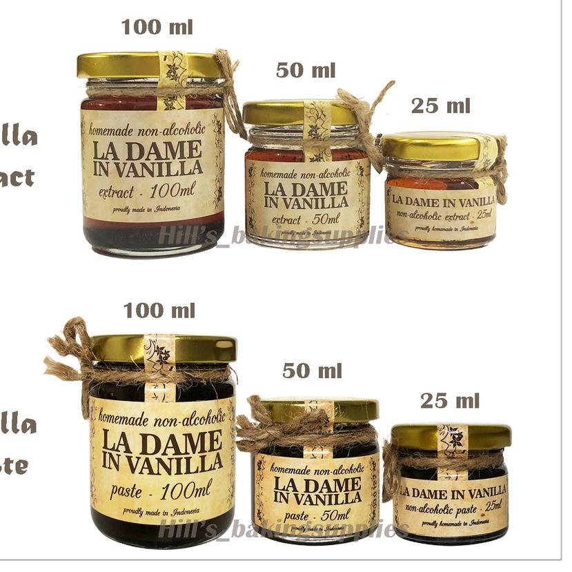 

Diskon✔️VANILLA EXTRACT LA DAME & VANILLA PASTE NON ALKOHOL / LADAME in VANILA EKSTRAK / PASTA / PERISA / HALAL|KD4