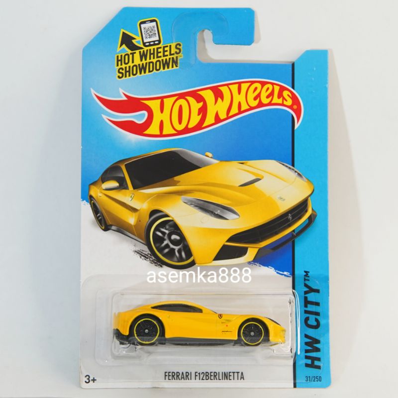 Hotwheels 1/64 diecast Ferrari Berlinetta F12
