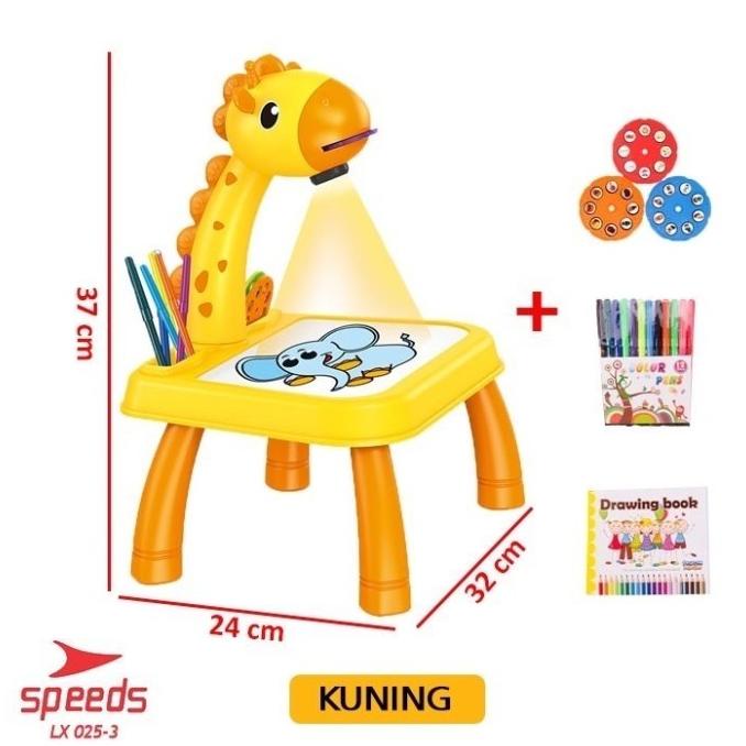 Meja Gambar Anak Proyektor / Meja Belajar Proyektor Anak 025-3