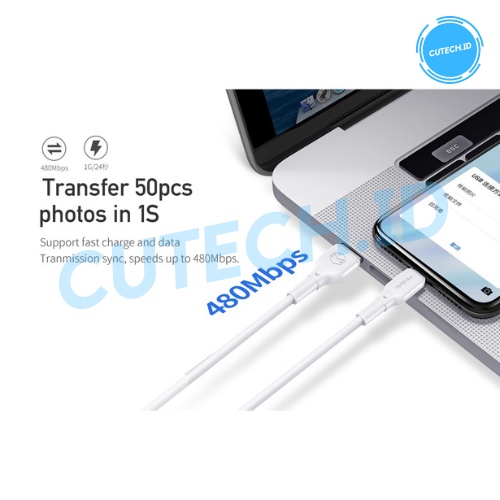 MCDODO KABEL USB TYPE C FAST CHARGING 18W/3A QUICK CHARGE 4.0 CA-7280