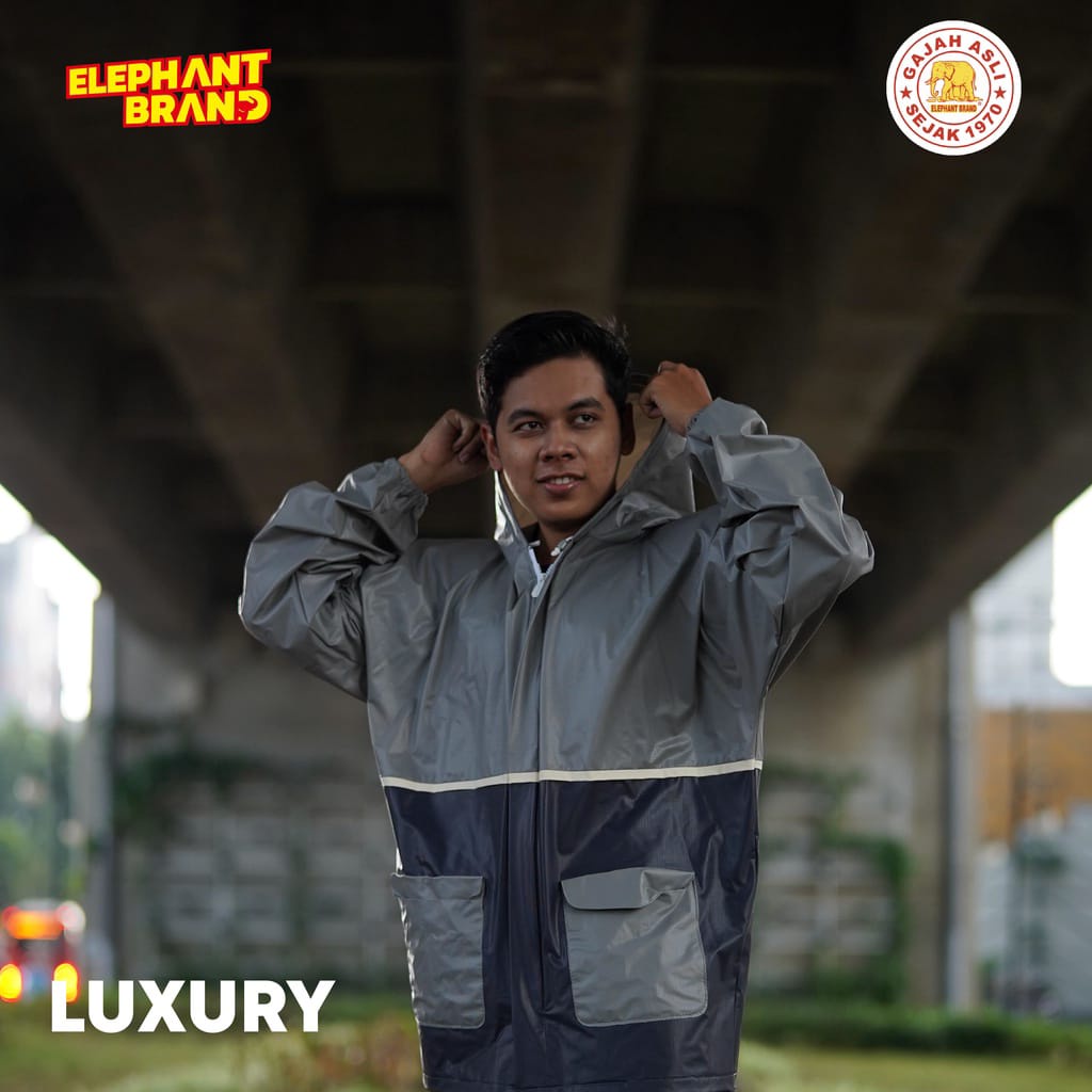 JAS HUJAN ELEPHANT LUXURY (BAHAN LEBIH TEBAL)