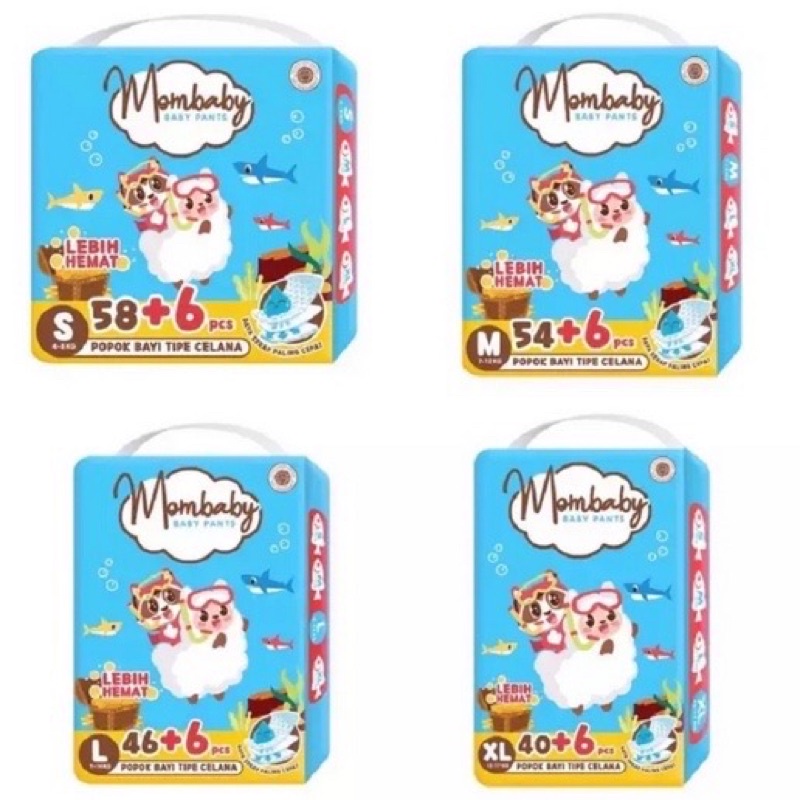 Mega Pack Mombaby Mega Pack Mombaby S54 +6 / M50 +6 / L42 +6 / XL36 +6 / XXL32 +6