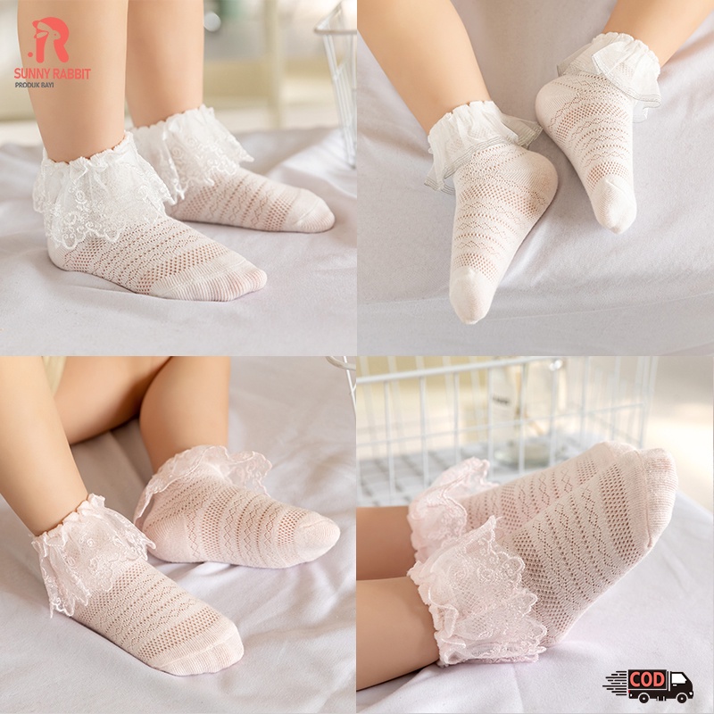 Kaos kaki renda anak perempuan / kaos kaki renda bayi B247-248-249-250