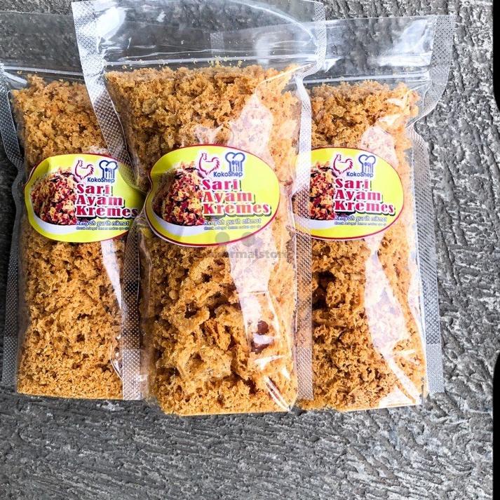 

Big Ramadhan KREMESAN AYAM KAMPUNG / KEREMES AYAM GURIH ASIN ORIGINAL 125 GRAM