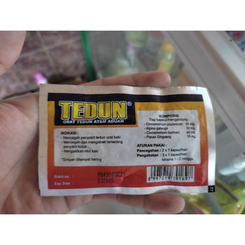 TEDUN Obat Tedun Ayam Aduan