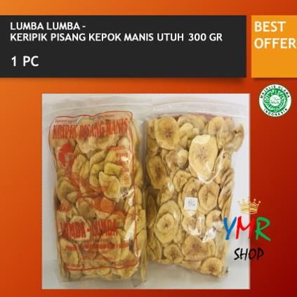 

DISKON BRANDS FESTIVAL Keripik kripik Pisang Kepok Manis Utuh Cap Lumba-Lumba Asli Malang Enak 300Gr buruan