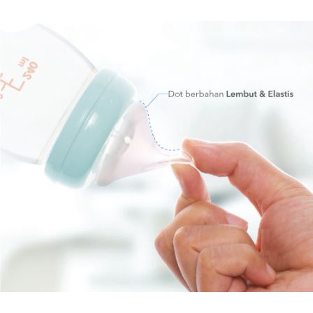 PIGEON Dot Peristaltic Plus isi 3 pcs Blister L / M / S - Soft Touch - Nipple for Wide Neck Bottle