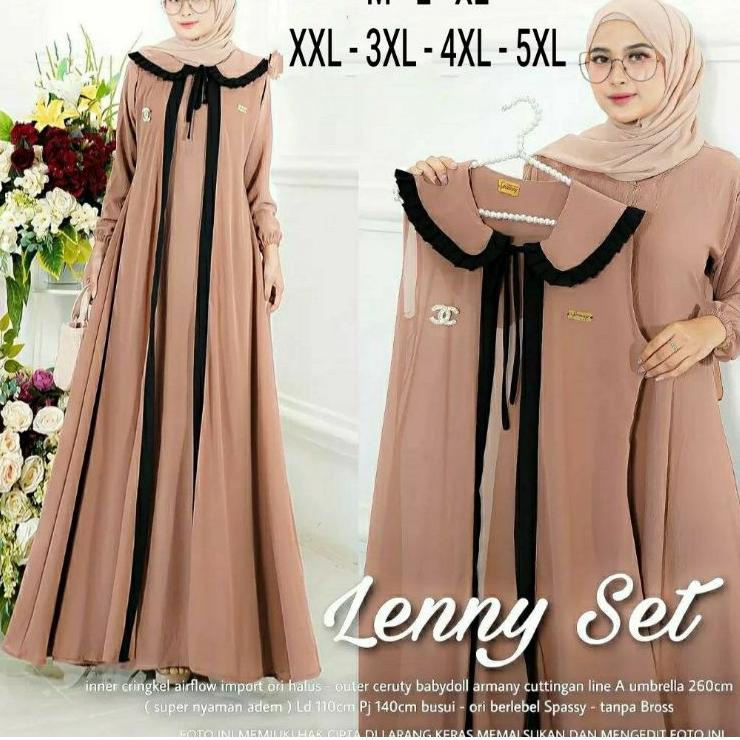 Harga Termuraah Baju Gamis Wanita Dewasa Ukuran Jumbo M L XL XXL XXXL 5XL Gamis Jumbo Terbaru 2022 G
