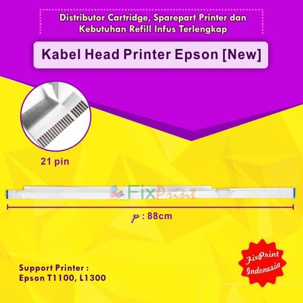 Kabel Head Epsn L1300 T1100 Flexible Cable Printhead Printer L 1300